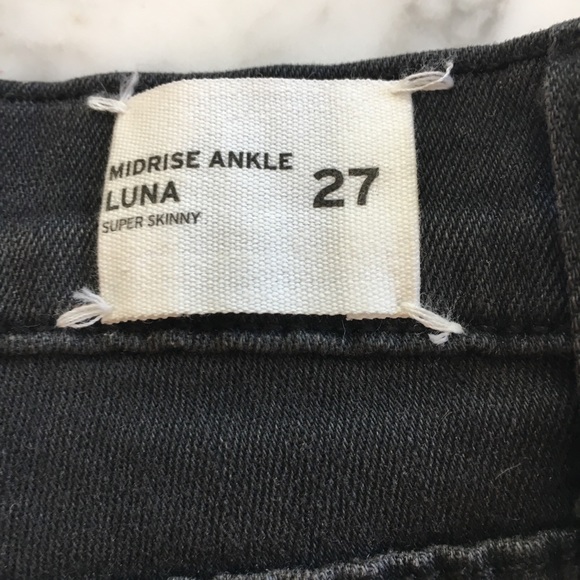 Hudson JEANS- Gunmetal Side Details- Sz.27 - Picture 5 of 7